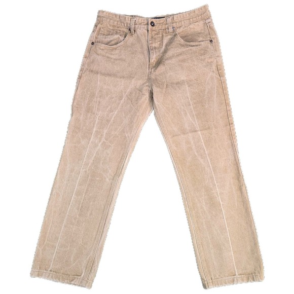 Southpole Other - VINTAGE Southpole Jeans Mens 38x29 Khaki Denim Faded Y2K Logo Urban Skater Baggy